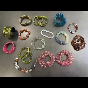 Jeweled and Beaded Bracelets